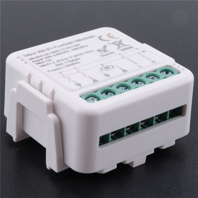 5X Tuya Smart Wifi Curtain Switch Module For Roller Shutter Electric Motor Smart Life APP Remote Control-Y47A