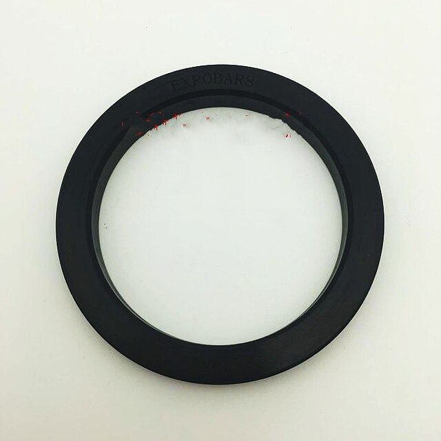 1PCS Coffee Machine Brewing Cushion Rubber Sealing Ring Rubber Ring For Expobar E61: black