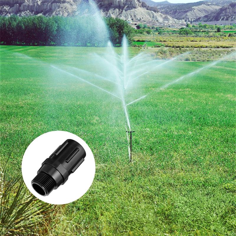 Drip Irrigation Regulating Valve 3/4 inch 25 PSI Replacement Water Pressure Regulator (Black)