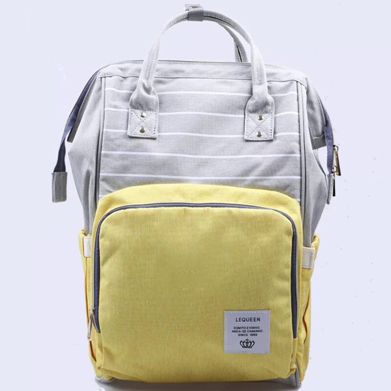 LEQUEEN-sacs à couches multifonctionnels | Sac pour maman, sac à dos, sacs à couches soins de bébé, étanches à la et Durable grande capacité: 1100A-4