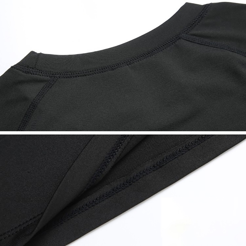 T-Shirt à manches courtes hommes Absorption de la sueur séchage rapide T-Shirt serré hauts Fitness Sportswear