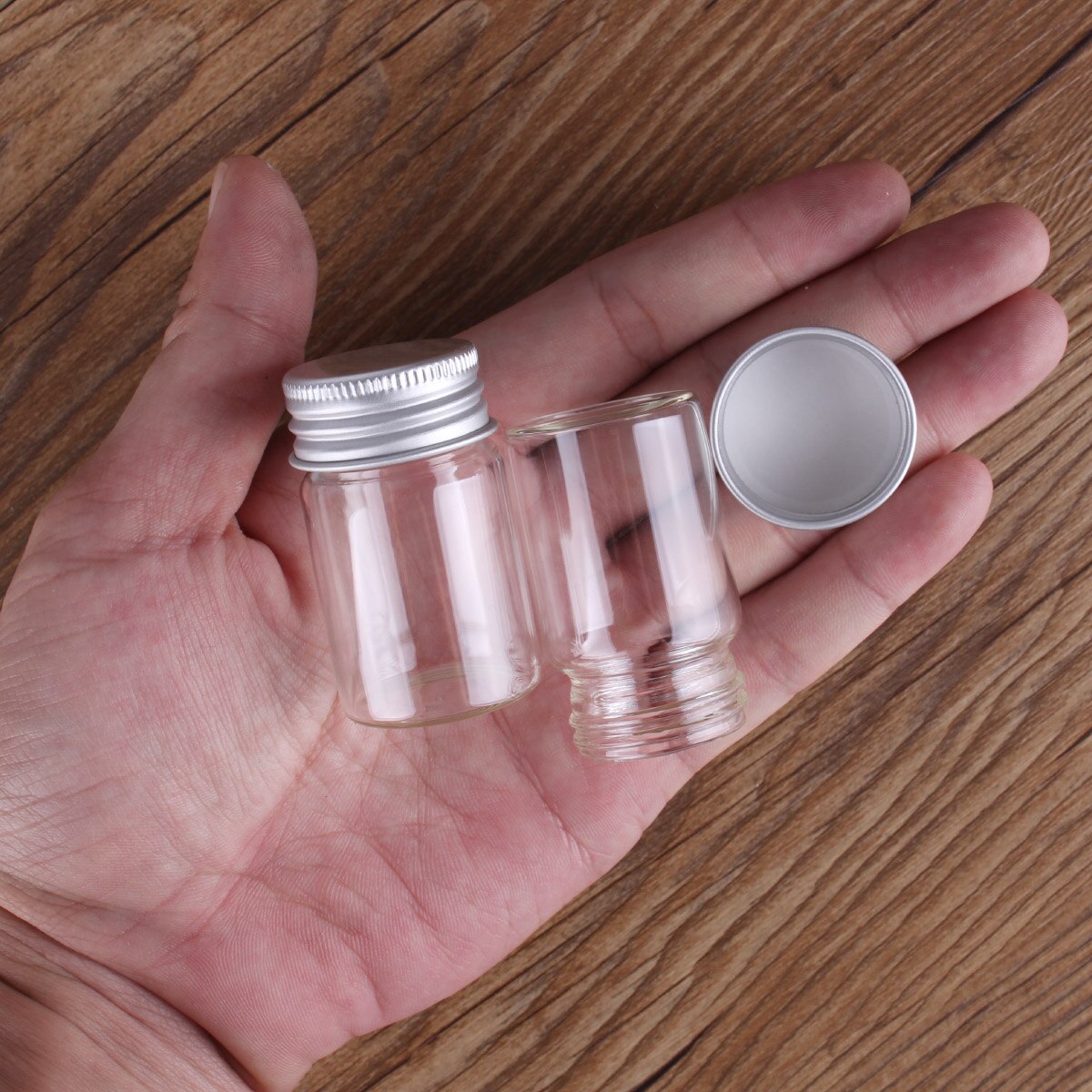 12 Kleine Glasflaschen Mit Schraubdeckel – 30 Ml Für Wunschnotizen, Parfümproben & Deko