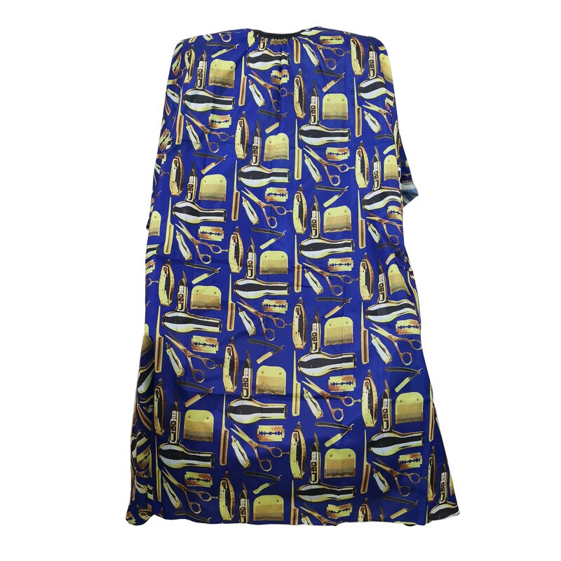 Haircut Cloth Hair Salon Breathable Shaving Cloth Apron Black Nylon Soft And Comfortable Hair Cutting Dress Shawl: 07