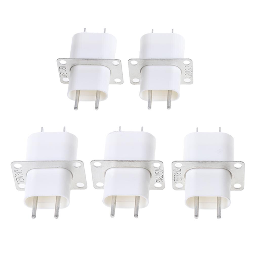 5Pcs Electronic Microwave Oven Magnetron 4 Filament Pin Sockets Converter Home