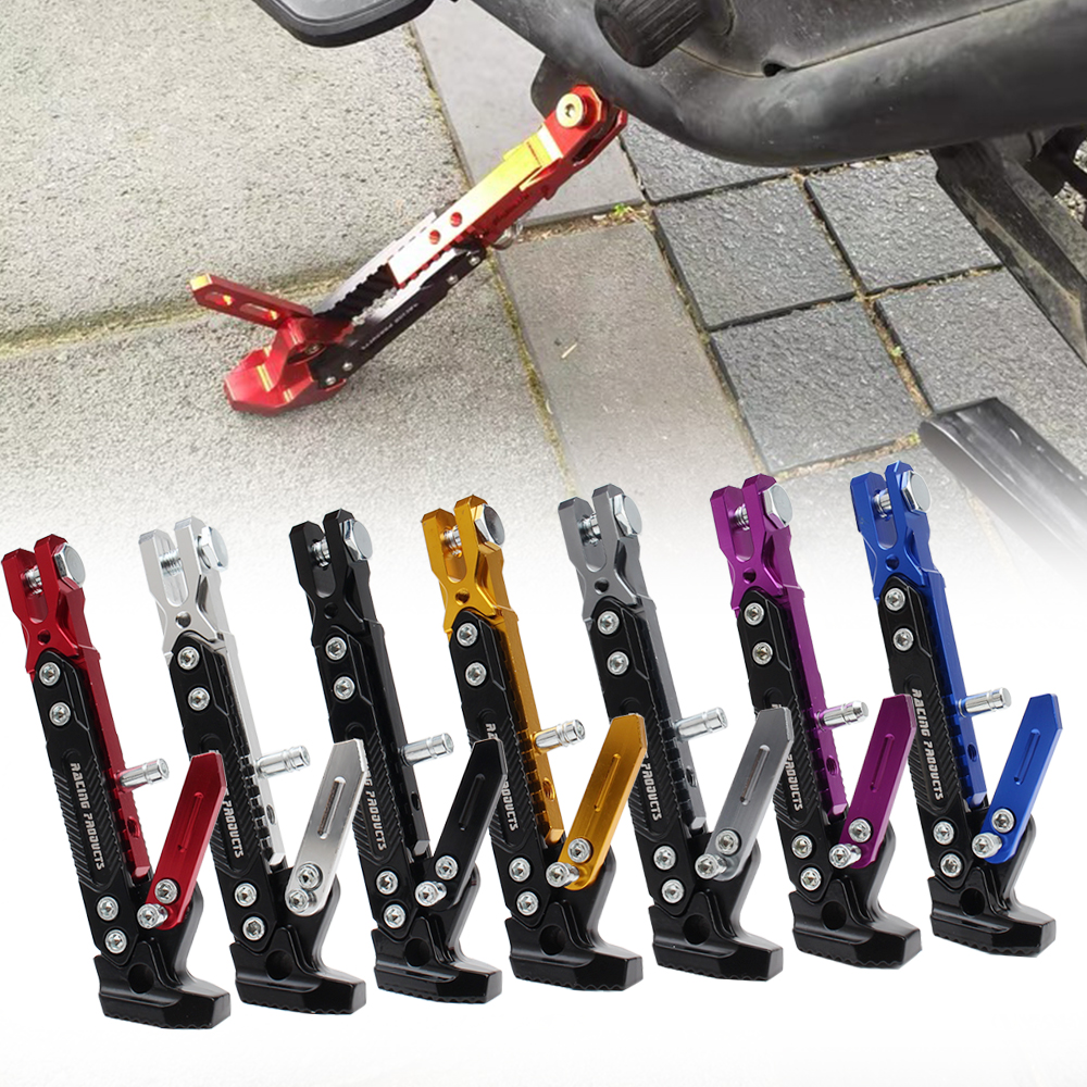 Motorrad Ständer Parkplatz trete Ständer Halterung Fuß Seite Supportor Krücke Halfter Schmutz Fahrrad Motorrad Universal- Stativ Legierung