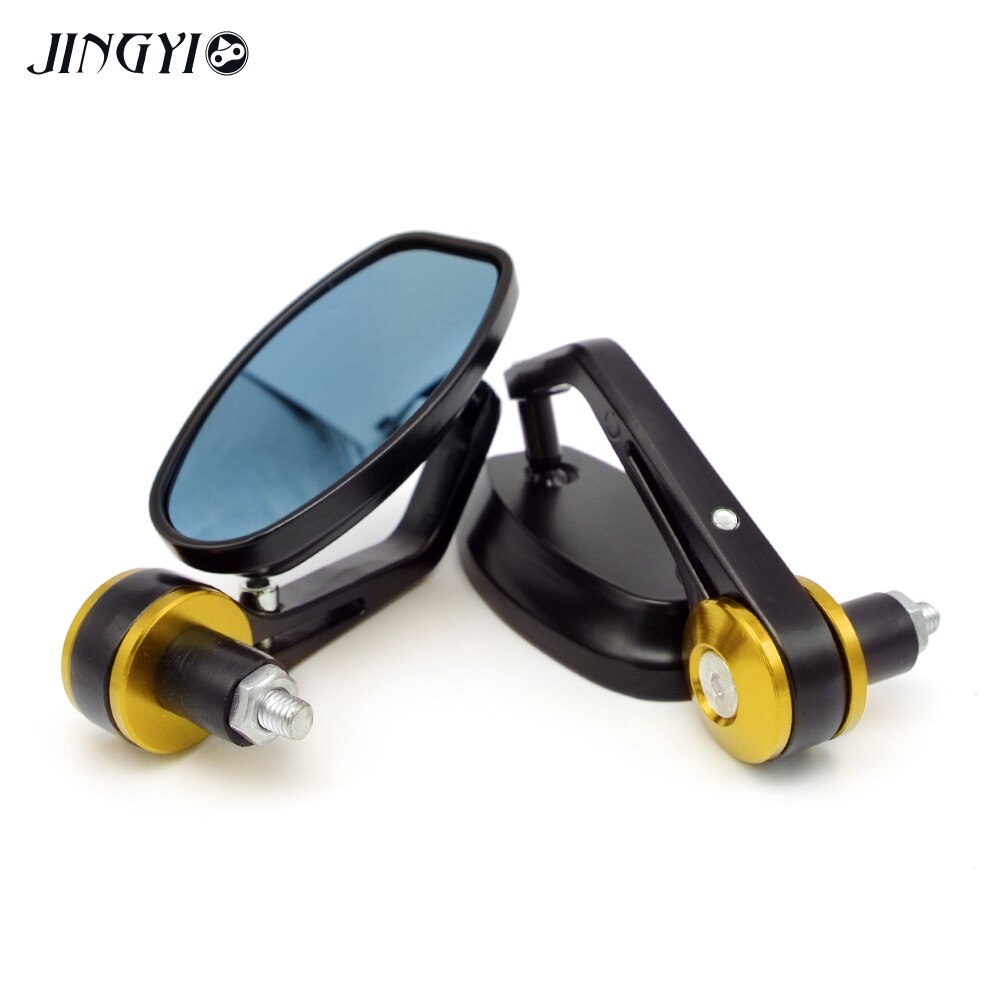 Espejos retrovisores laterales para manillar de motocicleta bajaj pulsar 200 ns accesorios dominar 400: Gold