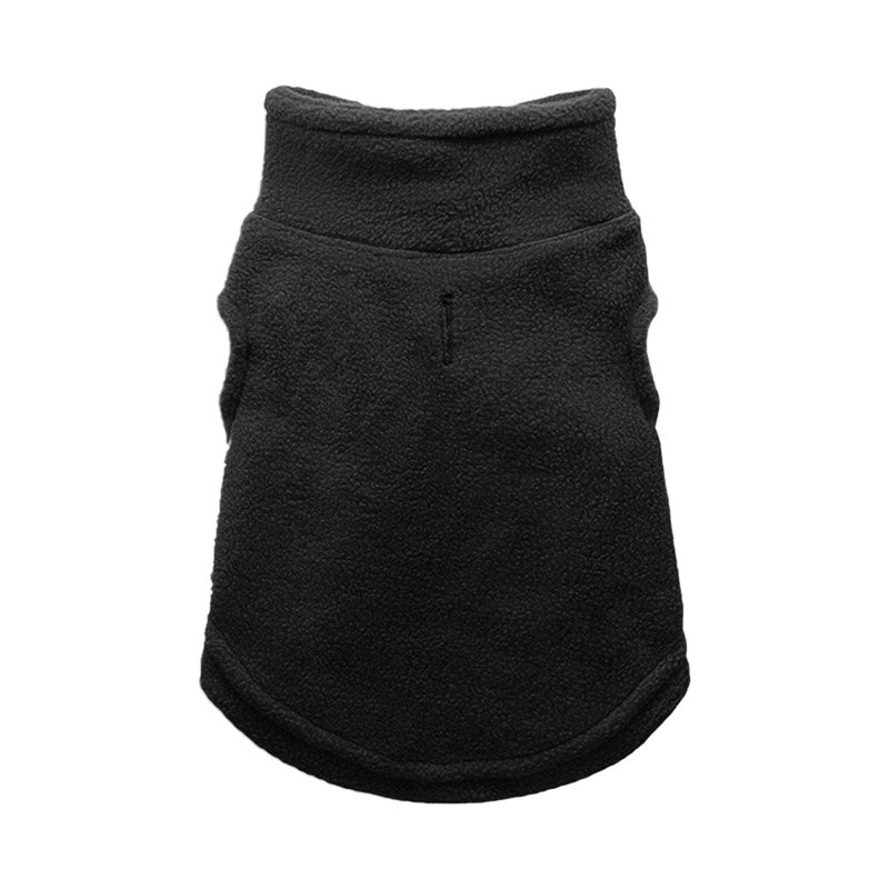 Blød fleece hundefrakke varmt hvalpetøj vinter hundejakke frakke lille hundetøj pomeranian mops shih tzu tøj varm kat frakke