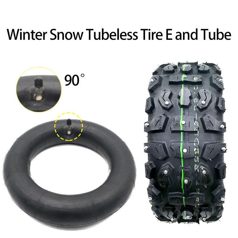 90/65-6.5 City Road Off Road Winter Snow Tires 11 Inch Tubeless Tire for Dualtron Ultra Speedual Plus Zero 11x Electric Scooters: Snow Tire E and Tube