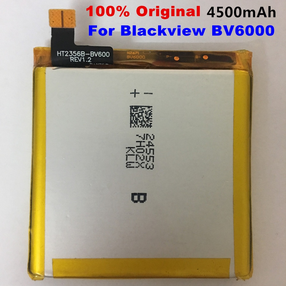 100% Original 4500mAh V756161P Battery For Blackview BV6000 BV6000S Batterie Bateria Smart Mobile Phone li-ion Battery