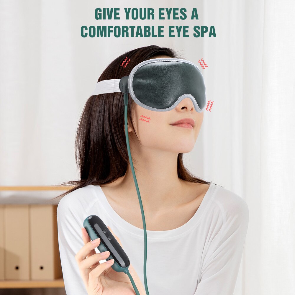 Smart Vibration Eye Massager Eye Care Instrumen Heating Relieves Fatigue And Dark Circles Warm Compress Eye Mask