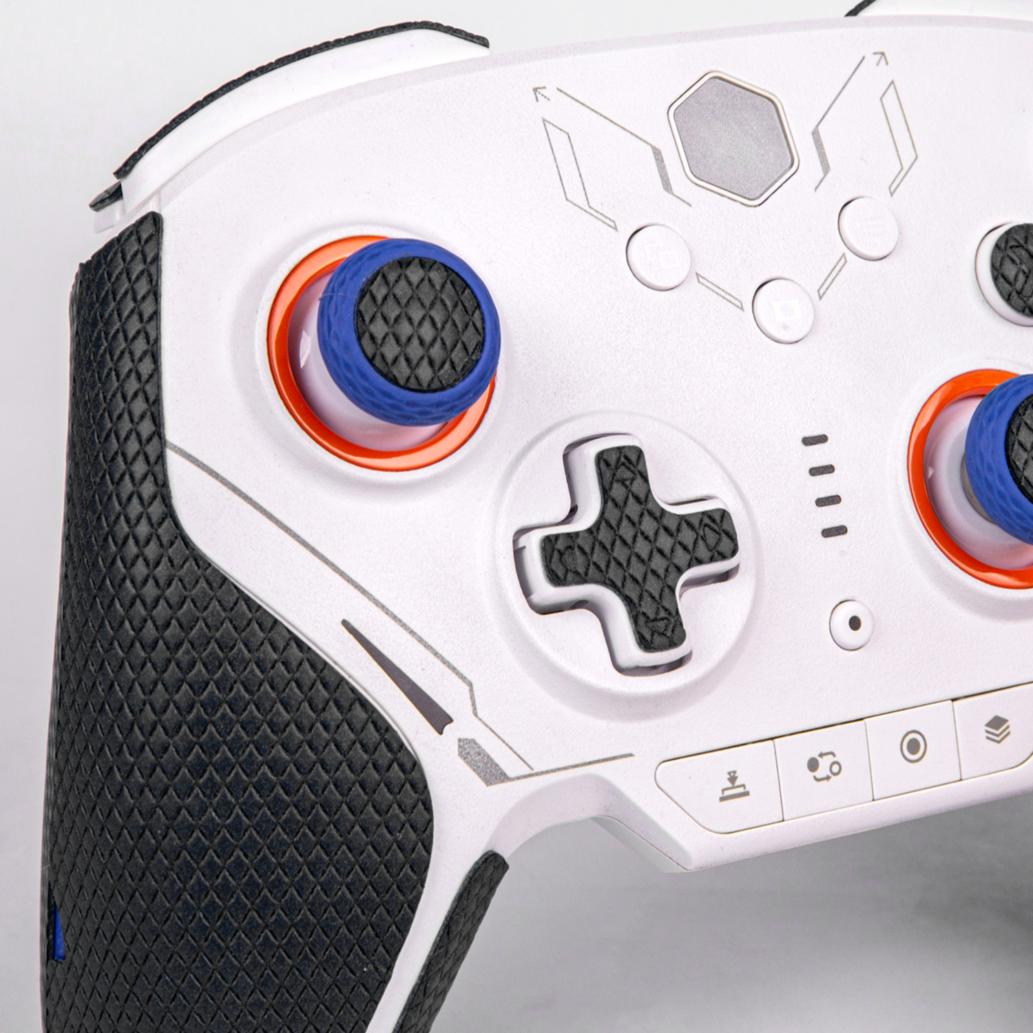 Zwart TALONGAMS Controller Grip Tape Klassieke versie Compatibel met BIGBIG WON BLITZ 2 Draadloos gaminghandvat, knoppen antislip