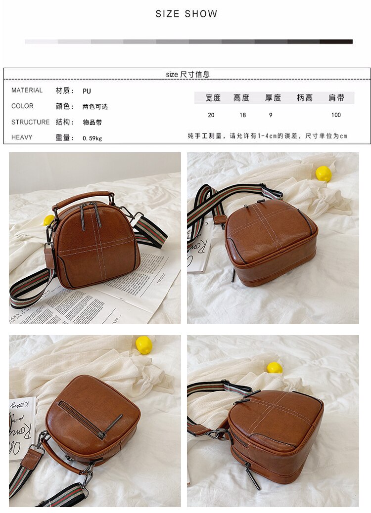 Neue frauen tasche schulter tasche handtasche kleine runde tasche