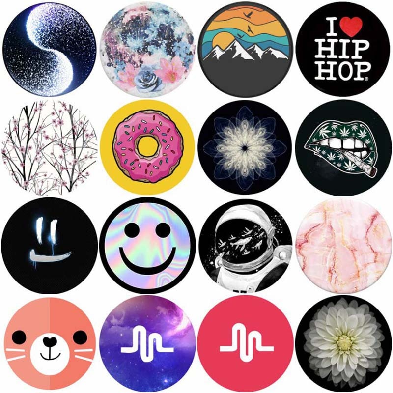 попсокет Musically Young Smartphone Popping Phone Holder Pipsocket Ring Universal Round Grip Stand Pops pocket socket For iPhone