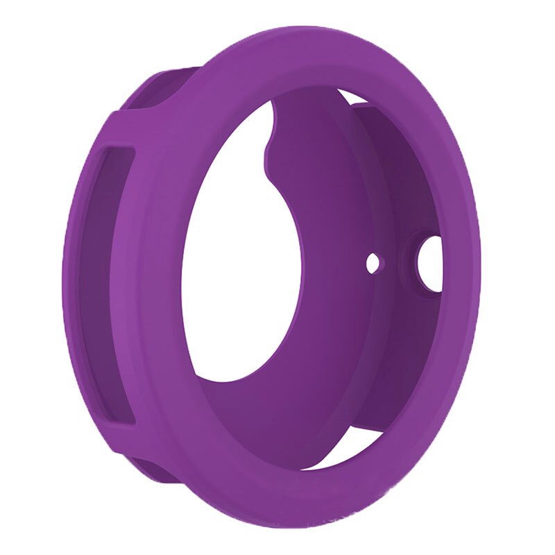 Soft Protector Cover Case For Garmin Vivoactive 3 Silicone Protective Frame Skin Shell Cover For vivoactive3 TPU Case: Purple