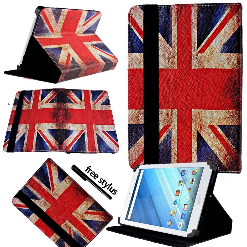 KK&LL para Acer Iconia One 8 pulgadas B1-810 B1-811 B1-850 B1-860 de cuero para Tablet inteligente