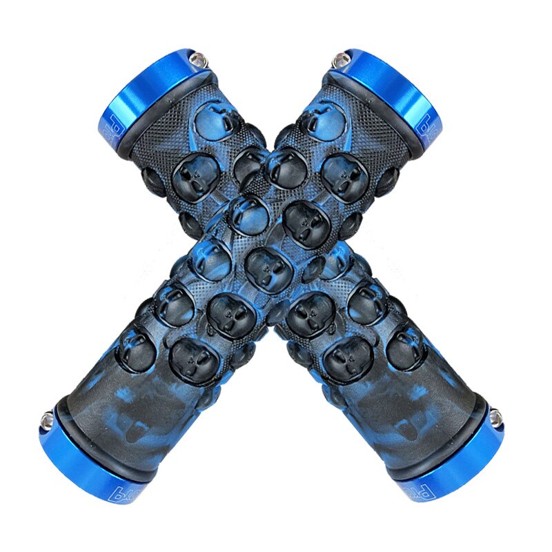 Original Fahrrad Lenker Gummi Griffe MTB Griff grip Rennrad Grip Anti-skid Radfahren Lenker Fahrrad Zubehör Griffe: Blau