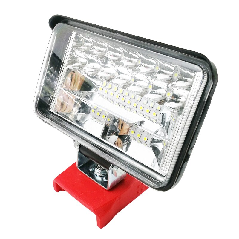 Luces LED de trabajo para coche, foco de antorcha eléctrica, lámpara de mesa portátil con Control de haz alto y bajo, batería de iones de litio de 18V
