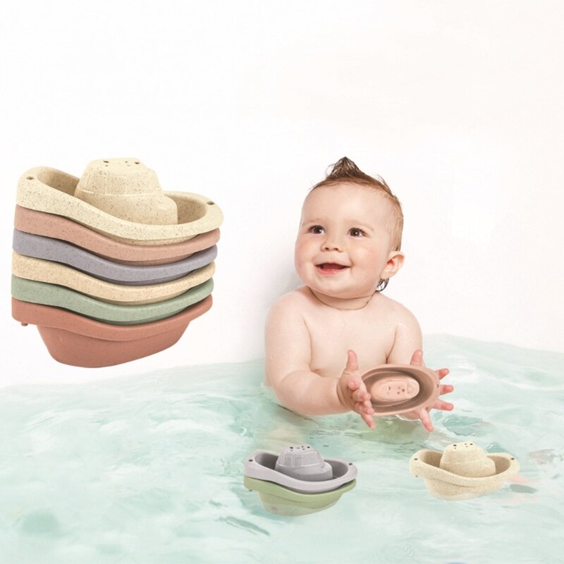 Zwembad &amp; Outdoor Water Speelgoed Water Stapelen Cup Speelgoed Mini Stapelen Cup Model Educatief Speelgoed Bad Speelgoed Voor Baby T D08C