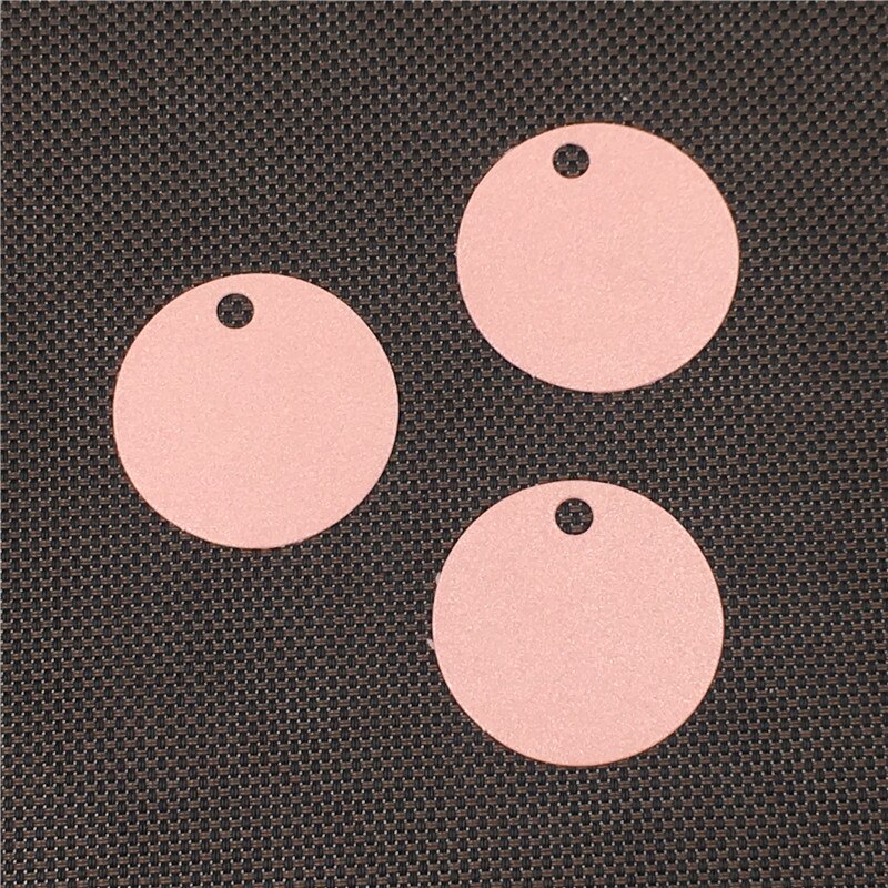 Pink Packaging Label Handmade With Hang Hole Paper Packing Label Pink Lovely For Souvenir Decoration Adornment 100Pcs/Lot