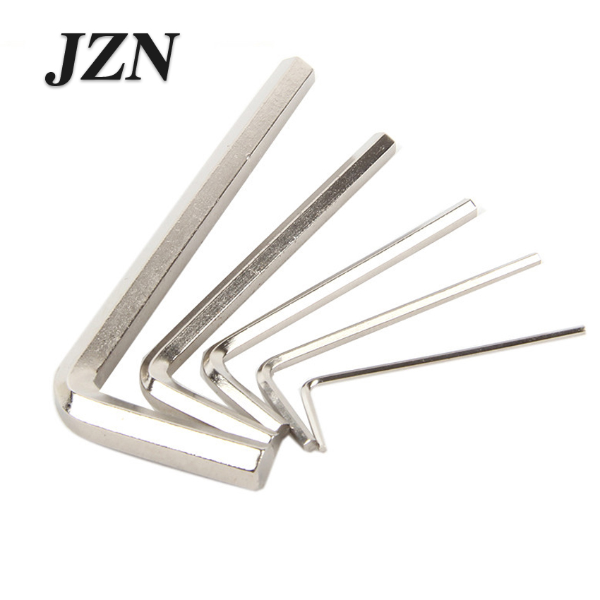 ( 10 PCS ) Nickel-plated Allen wrench 1.5 / 2 / 2.5 / 3/4/5/6/8/10/12/14/16/17 / 19mm