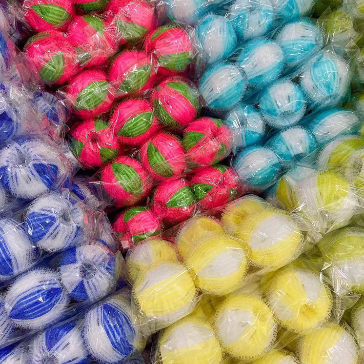 1 Pc Laundry Washing Machine Sticky Hair Anti-entanglement Cleaning Clothes Ball 4cm Mini Nylon Laundry Balls for Home Products: 4cm random color