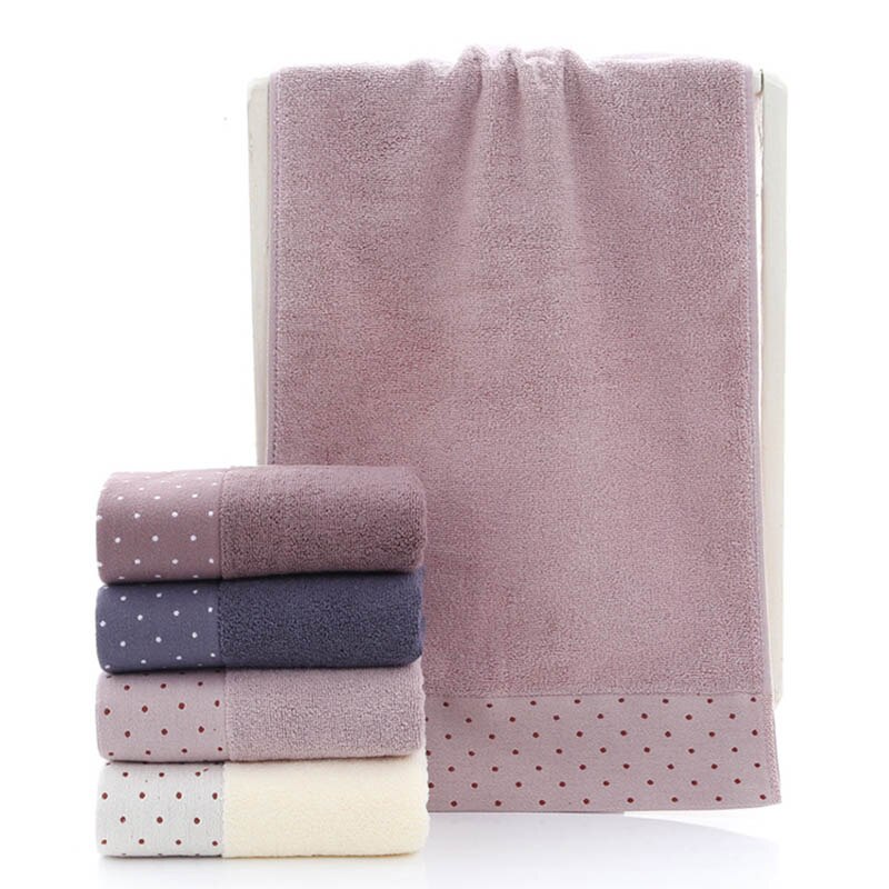 Wzór punktowy ręcznik akcesoria łazienkowe zgredek ręczniki dla dorosłych miękka bawełniana prezent ręcznik 34*74cm 1 PC domowe sprzęty czyszczące