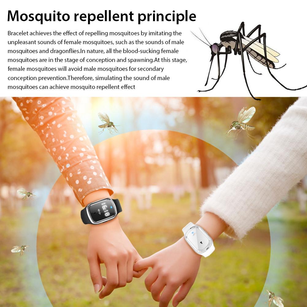 Intelligente Ultrasound Artefact Muggen Armband Ultrasone Ongediertebestrijder Weigeren Anti Mosquito Indoor Outdoor