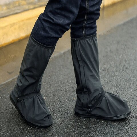 Cubiertas creativas impermeables reutilizables para motocicleta, zapatos botas para la lluvia, a prueba de lluvia, gruesas