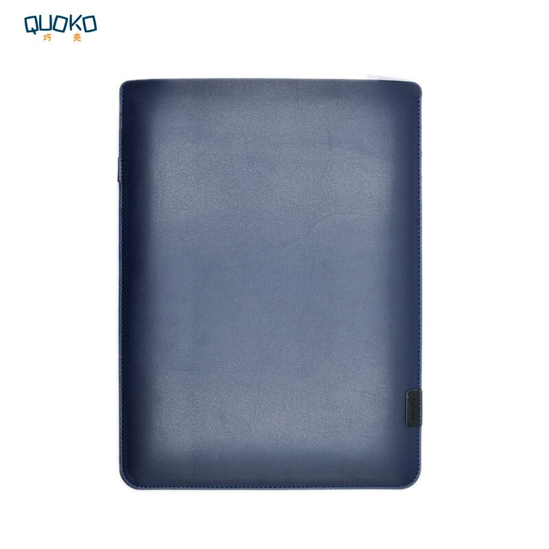 Ultradunne superslanke hoes, microvezel lederen laptoptas voor MacBook Air Pro 13 14 15 16 Mac 12: 15-inch / Rood