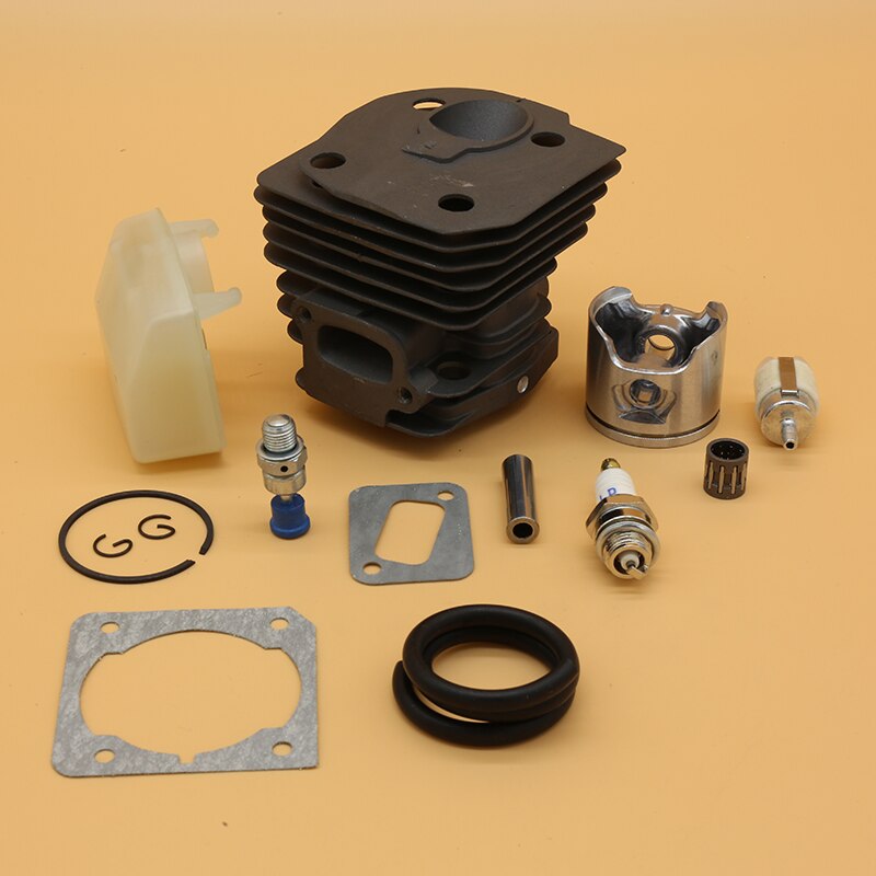 44mm cylinder stempel leje luftfilter pakningssæt til husqvarna 350 jonsered 2150 2152 2153 2149 motorsave reservedele