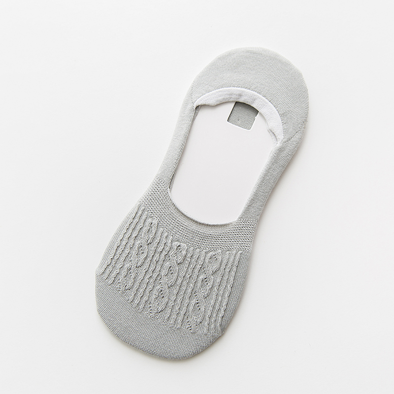 Kobiety silikonowe antypoślizgowe niewidzialne skarpetki letnie jednokolorowe skarpetki robić kostek klapki damskie bawełniane kapcie nie pokazać skarpetka: 14