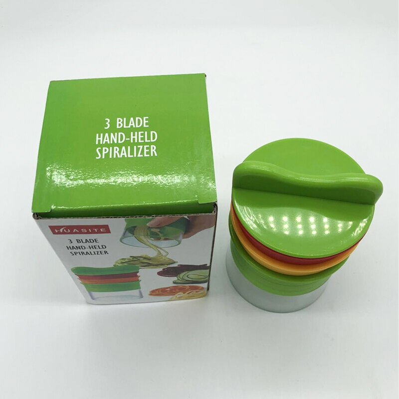 Wortel Komkommer Rasp Spiral Blade Cutter Groente Fruit Spiral Slicer Salade Gereedschap Courgette Noodle Spaghetti Maker