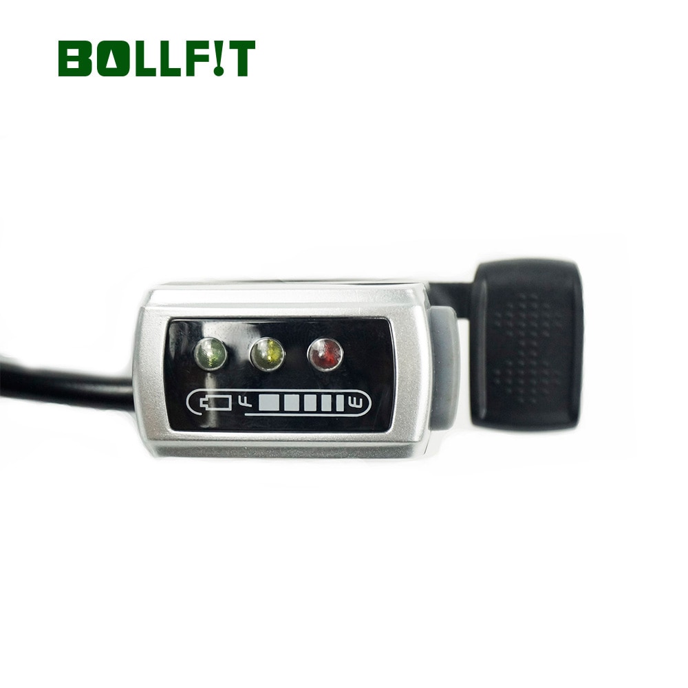 BOLLFIT Ebike Speed Throttle 6 Wires E-Bike Thumb Throttle 36V 48V with Power Switch For Electric Bicycle Conversion Kit