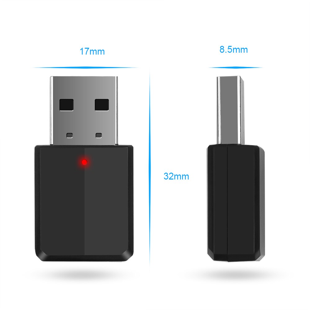 USB Bluetooth Empfänger Bluetooth Wagen Bausatz Absender 5,0 kabellos Audio- Musik Stereo Adapter für TV PC Bluetooth Lautsprecher