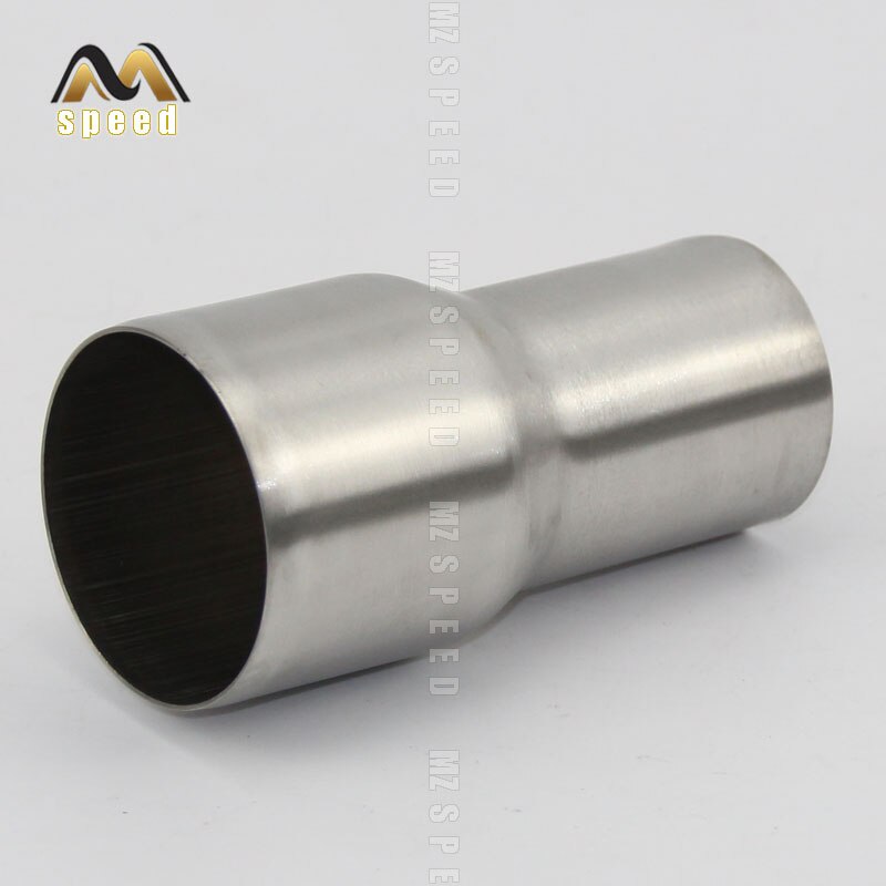 Car accessories 304 stainless steel reducer 63mm to 76mm stainless steel reducer exhaust pipe reducer