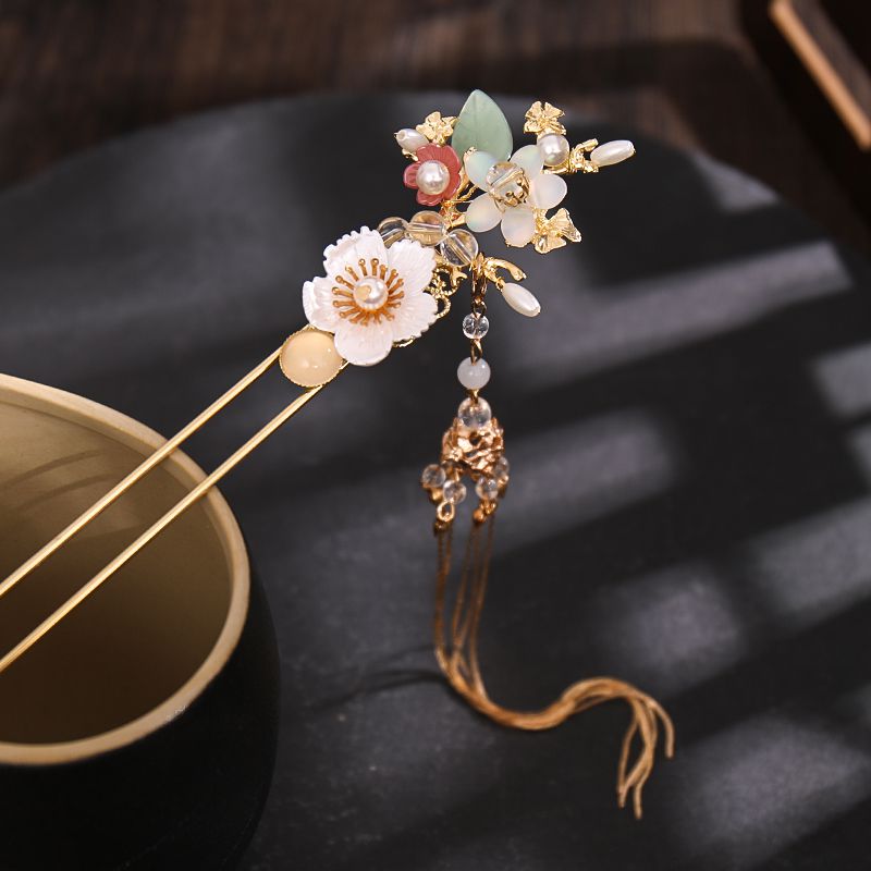 Luxury Metal Hair Stick Hair Accessories for Women Hanfu Hair Clip