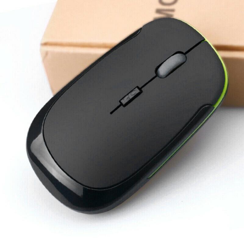 1600 Dpi Usb Optische Draadloze Muis 2.4G-Ontvanger Super Slanke Stille Muis Draadloze Oplaadbare Mause Voor Pc laptop