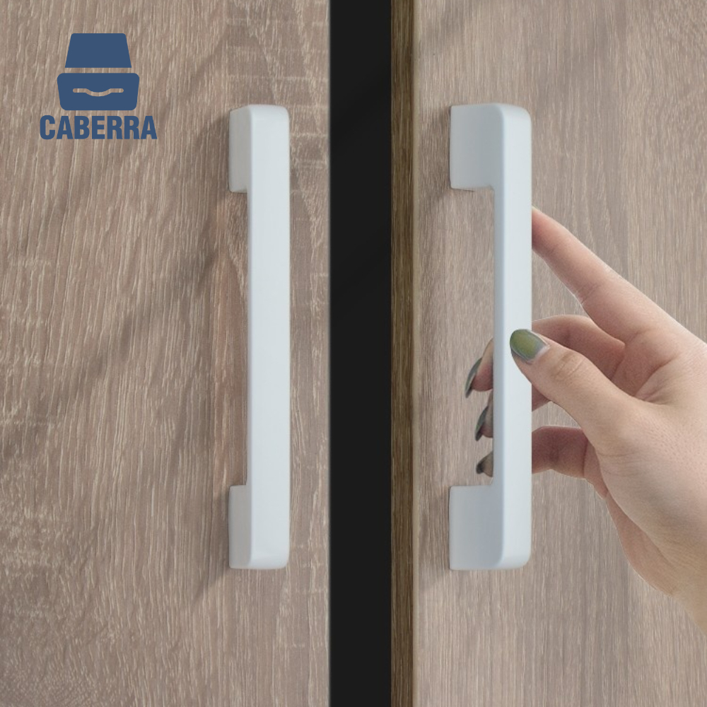 96mm 128mm 160mm 192mm Modern White Aluminum Alloy Cabinet Drawer Knobs Handles Kitchen Wardrobe Pulls Handles for Furniture
