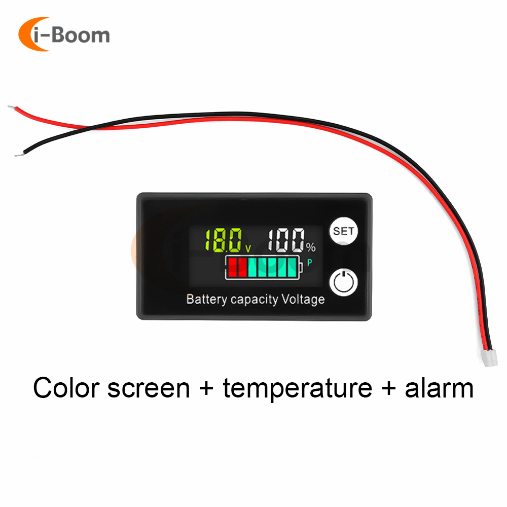 Blei Säure Lithium Batterie Kapazität Anzeige DC 8V-100V Li-Ion Lebensdauer Po4 Auto Motorrad Voltmeter Leistungs anzeige 12V 24V 48V 72V
