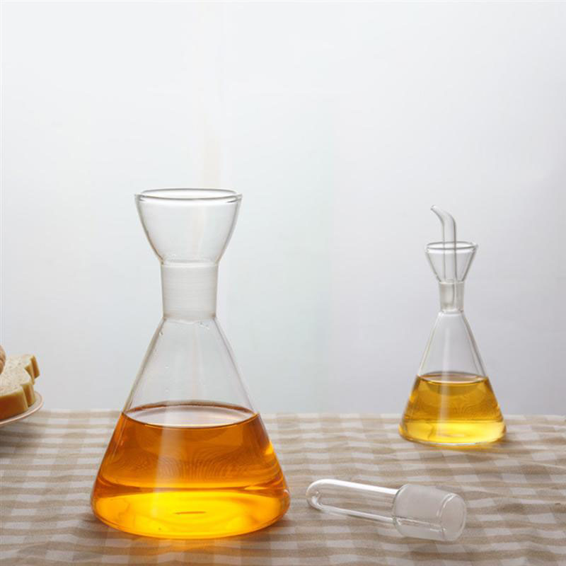 Kitchen special glass oil bottle anti-drip oil bottle oil vinegar bottle salt oiler household
