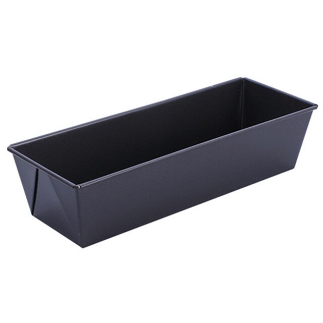 Lade Bakvorm Rechthoekige Non-stick Cake Brood Brood Pan Zwarte Bakken: L