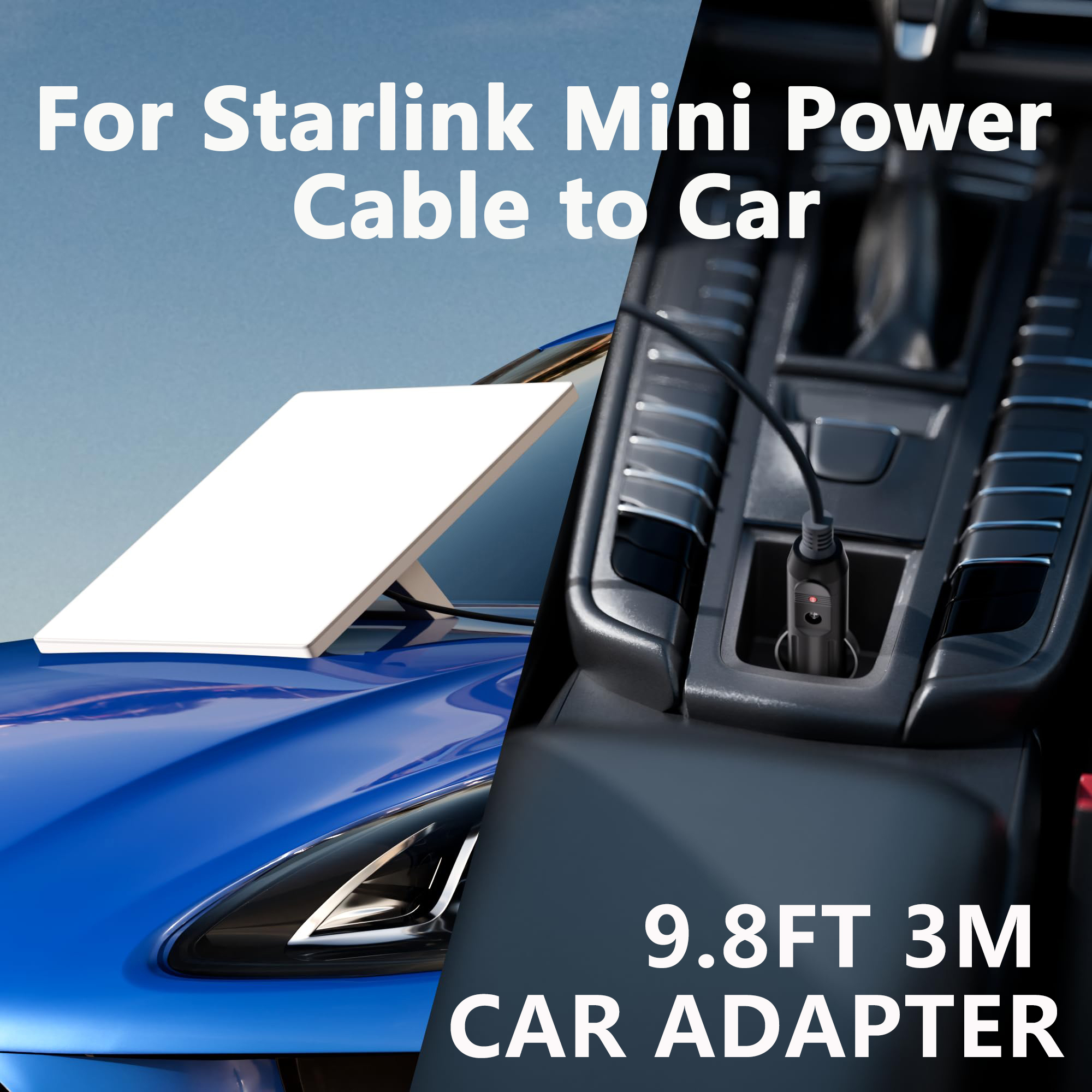 Starlink Mini-Zubehör, Ethernet-Adapter, Starlink-Minikabel, Starlink Mini-USB C Starlink Mini-DC-Stromkabel auf USB-C