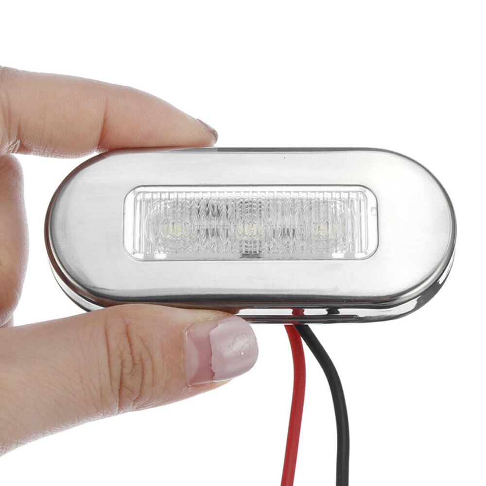 12v yacht led lys bilbåd vandtæt erstatning rustfrit stål marine lampe navigation