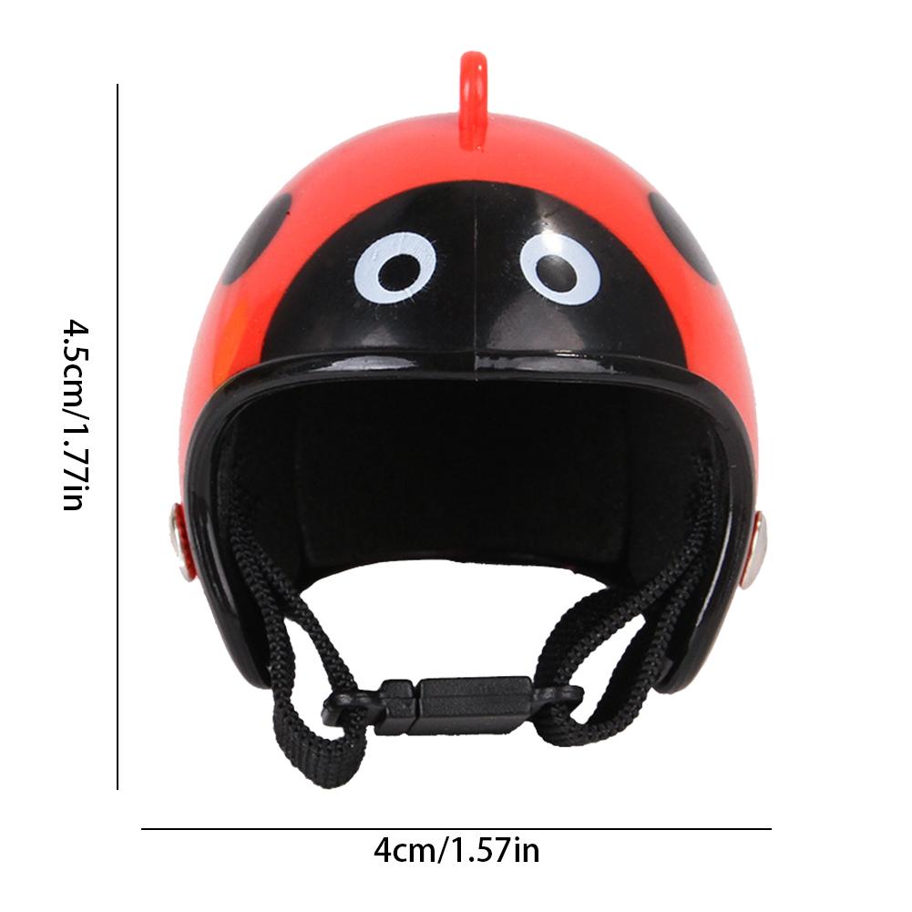 Casco de pollo para mascotas pequeñas, sombrero duro para pájaros, protector de cabeza de pollo, decoración de gallo: B