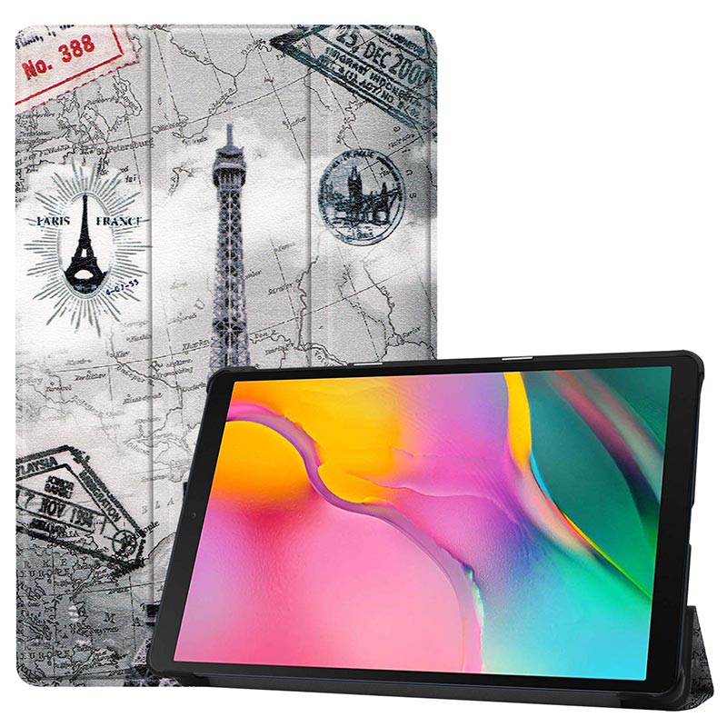 For Samsung Galaxy Tab A 10.1 inch Case Ultra Slim Leather Magnetic Stand Cover For Samsung Tab SM-T510 SM-T515 Funda Capa: Tower