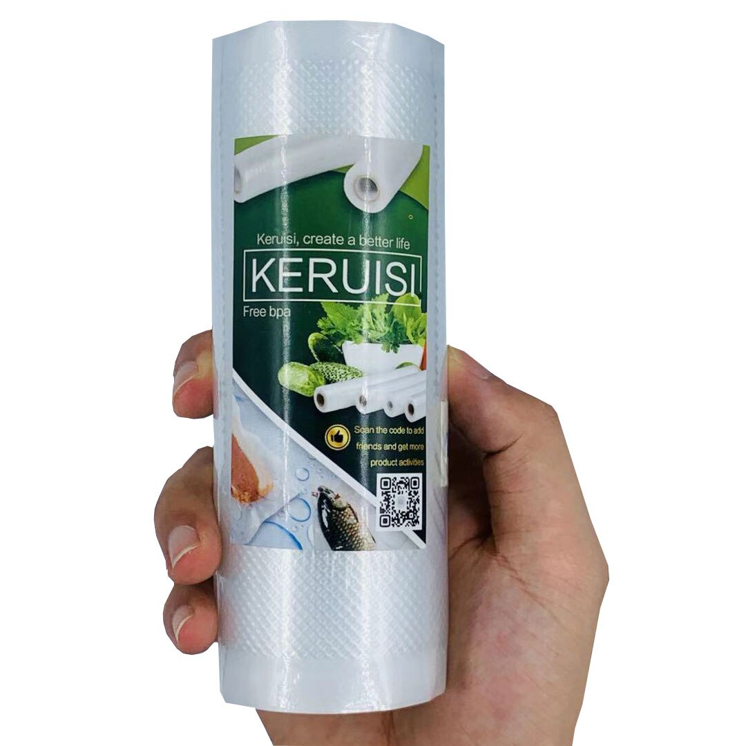 Vacuum Packing Rolls for sealer Food Saver packer roll bags for sealing machine Plastic Household Kitchen Storage bag 12*500cm