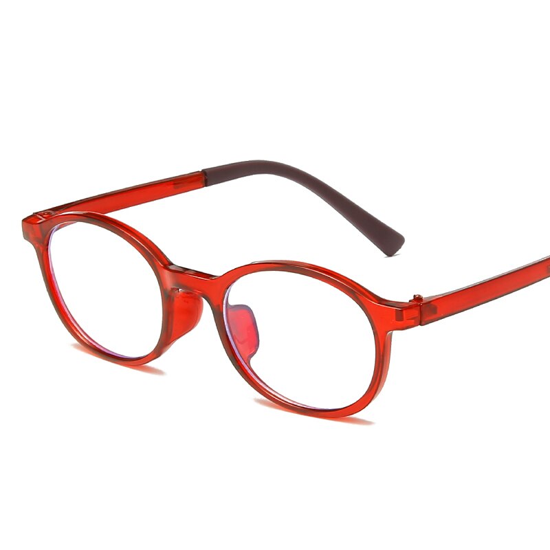 Lasten sinistä valoa estävät silmälasit, pyöreät linssit, reseptillä varustetut optiset kehykset, kirkkaat linssit,  uv400 kpl, pojat ja tytöt, sinisen valon estävät lasit