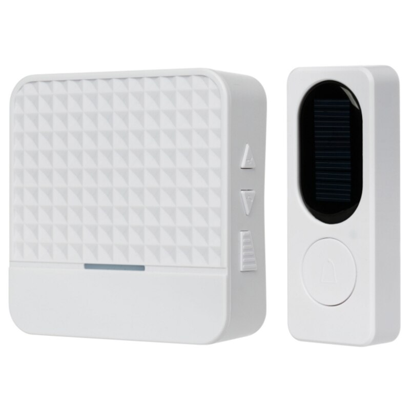 Timbre inalámbrico Solar para el hogar timbre Digital a prueba de agua enchufe estadounidense para personas mayores