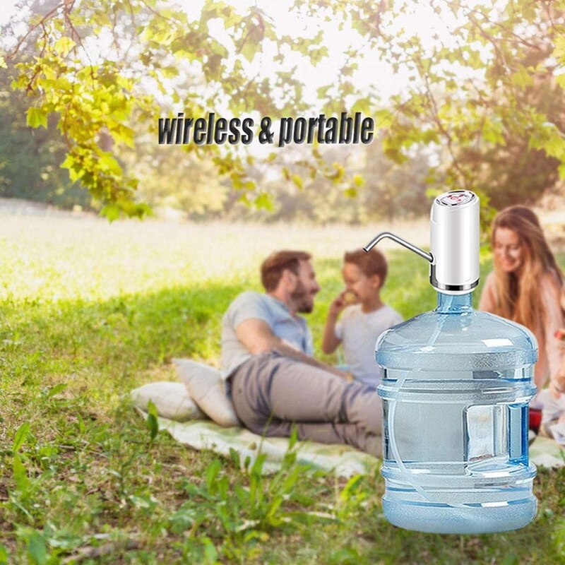 Water Bottle Dispenser 5 Gallon USB Charging Drinking Water Pump Electric Water Bottle Pump for Outdoor and Indoor Use