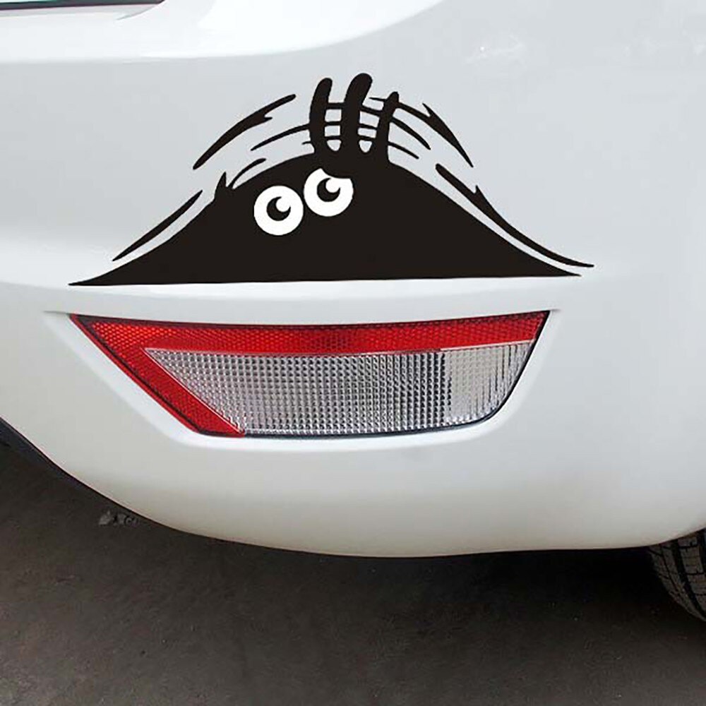 Funny Peeking Monster Auto Car Walls Windows Sticker Car Styling Accessories Reflective Waterproof Graphic Vinyl Car Decals
